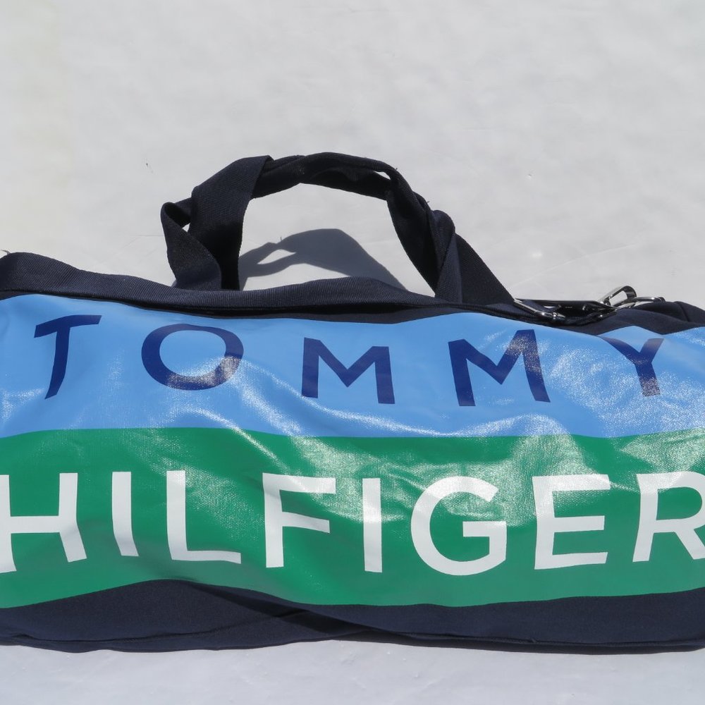 Tommy Hilfiger Large Gym Bag Duffle Navy Blue NEW - Picture 5 of 12